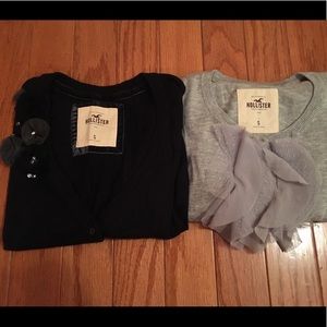 2 Size small Hollister women’s cardigans